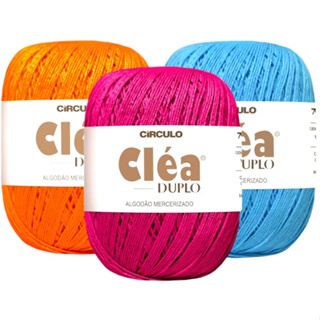 LIO FIO CLEA DUPLO - TODAS AS CORES - 508 Metros - Círculo em Oferta na Shopee