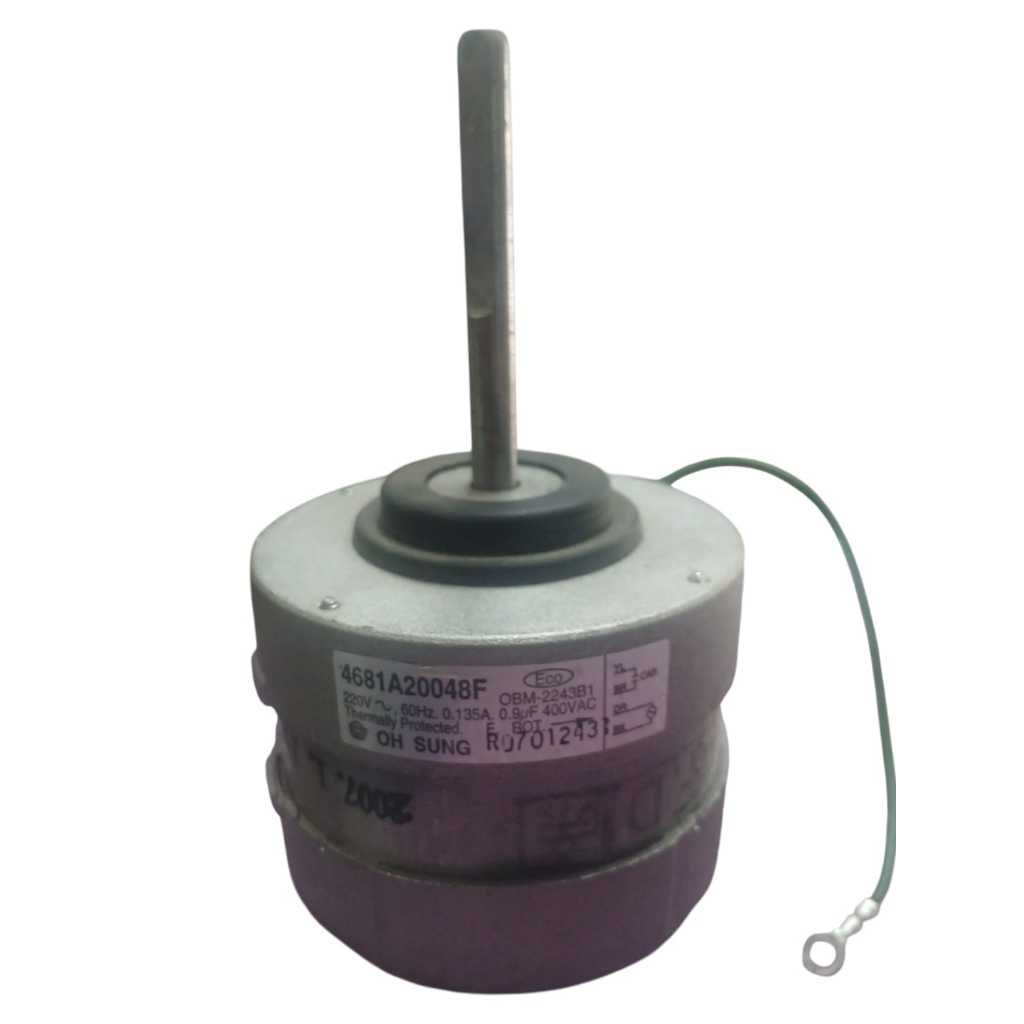 Motor Ventilador da Evaporadora LG 4681A20048F (OBM-2243B1) LMNH242BHA0.