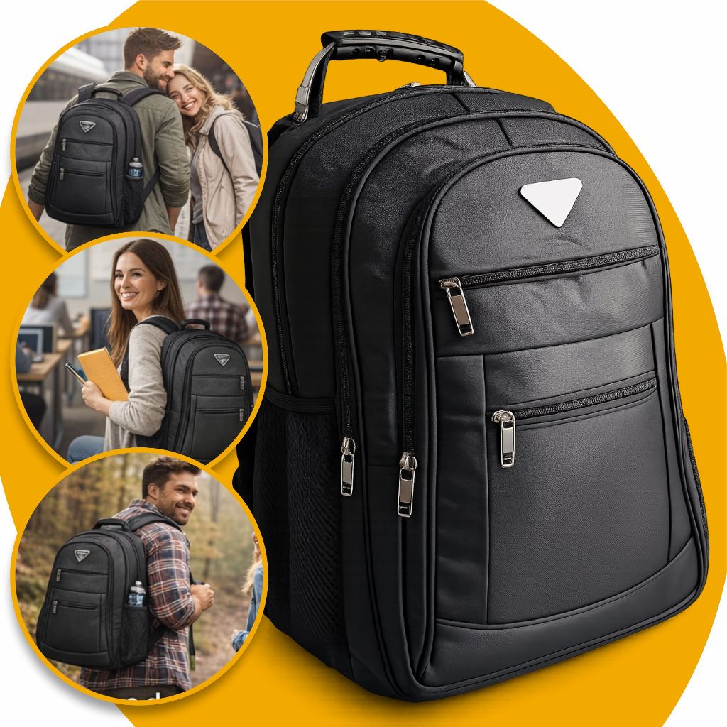 Mochila Masculina Impermeável Reforçada Aço Mochila Masculina Impermeável Alça Reforçada Escola Faculdade Universitária em Oferta na Shopee