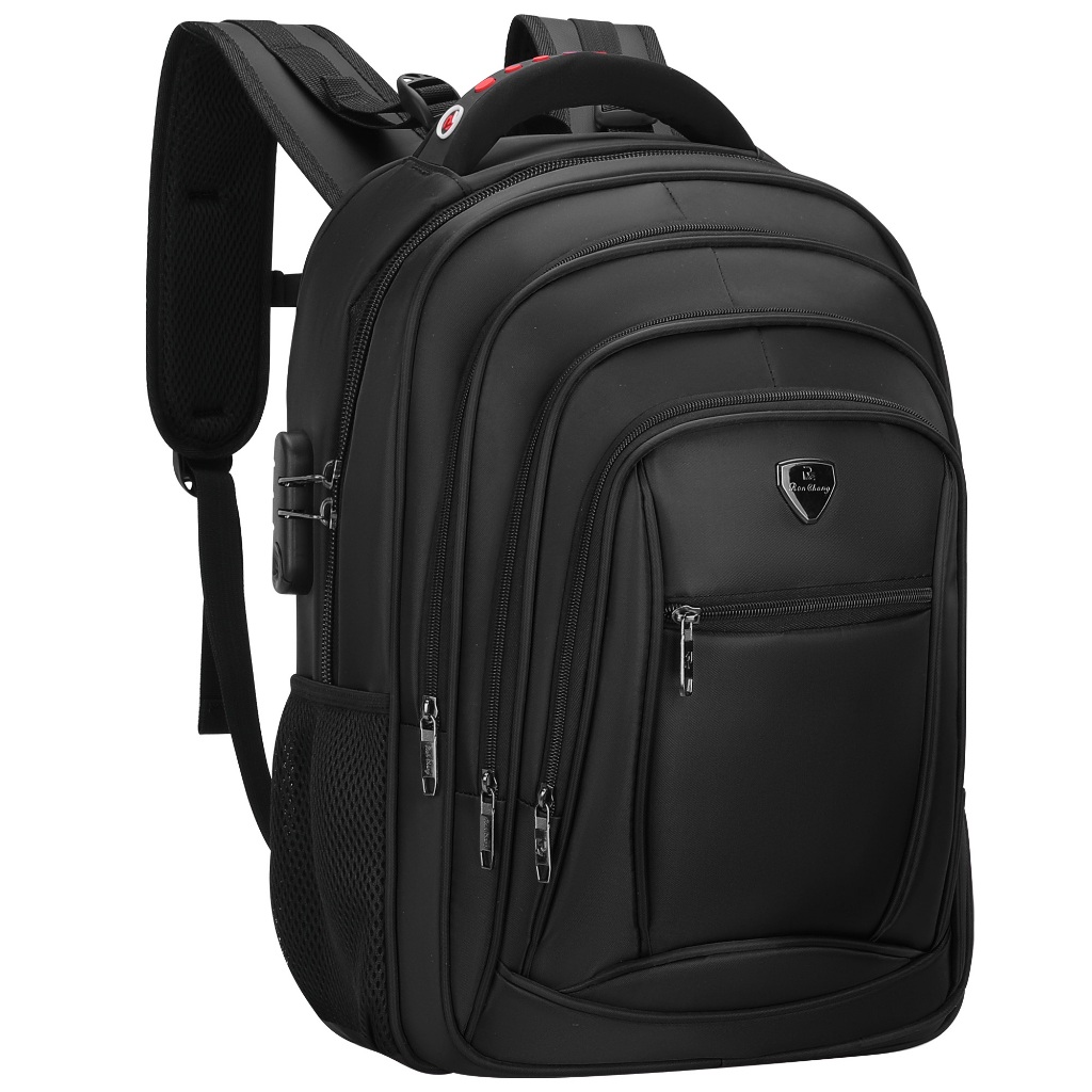 Mochila Grande Unissex Antifurto com Cadeado Impermeável para Notebook 15.6 Viagem Trabalho em Oferta na Shopee