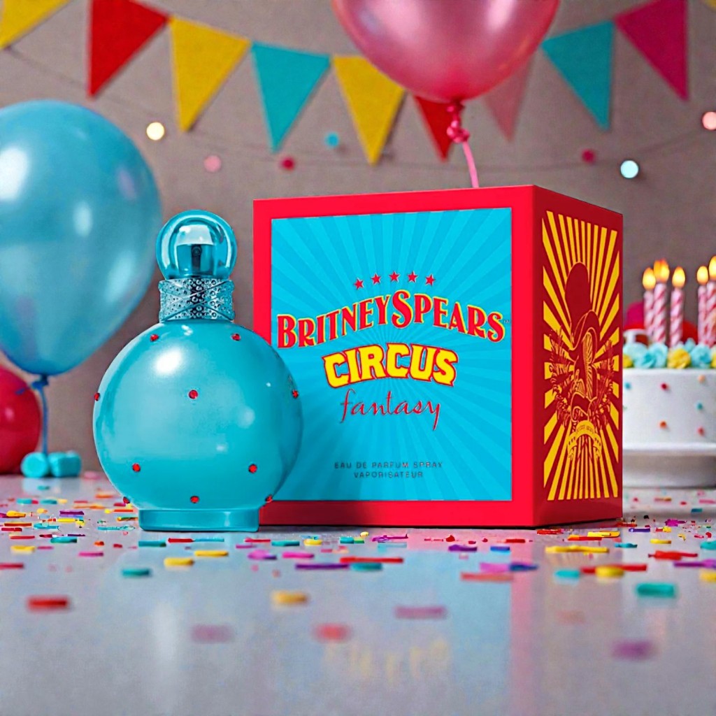 Perfume Circus Fantasy Britney Spears Eau de Parfum 100ml – Feminino, Floral Frutado Doce e Divertido