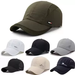 Boné Tactel Casual Respirável Baseball Secagem Rapido Spring Summer New Handsome Outdoor Sports