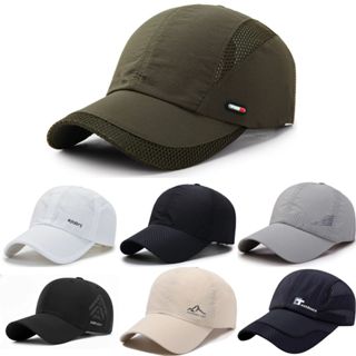 Boné Tactel Casual Respirável Baseball Secagem Rapido Spring Summer New Handsome Outdoor Sports em Oferta na Shopee