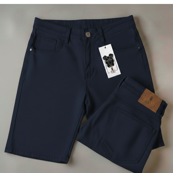 Bermuda Jeans Masculina C/ Elastano - Lycra - 38 ao 48 - Preta Bege Branca  Bermuda Shorts Jeans Sarja em Oferta na Shopee