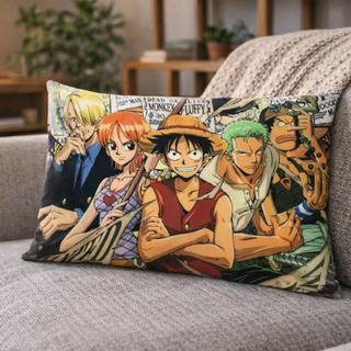 Almofada 27x37 Luffy One Piece Anime Geek Otaku Presente Decorativa