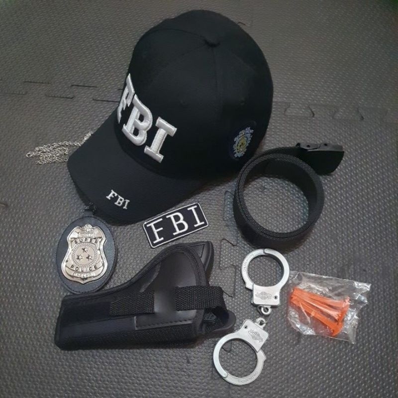 kit Fantasia Policial FBI - USADO