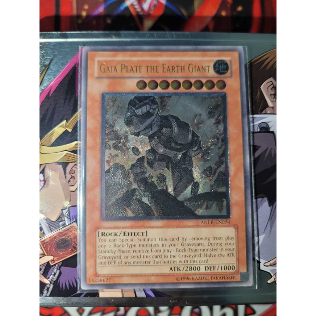 Gaia Plate the Earth Giant - Platina Gaia, o Gigante da Terra - Raridade ULTIMATE - Yugioh! Original Konami