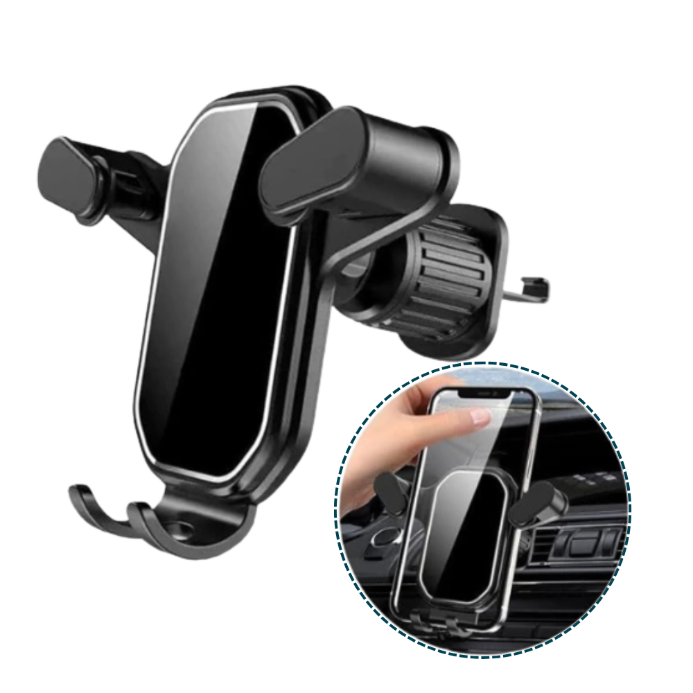 SUPORTE CELULAR UNIVERSAL  VEICULAR FIXAÇÃO GANCHO NA SAIDA DE AR