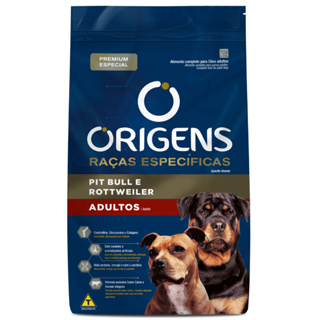 Ração Origens Especificas Pit Bull E Rottweiler Adultos 15kg em Oferta na Shopee