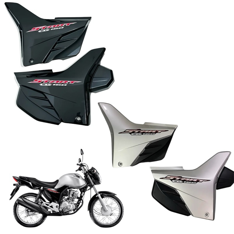 Tampa Lateral Start 160 2024 (ADESIVADA) em Oferta na Shopee