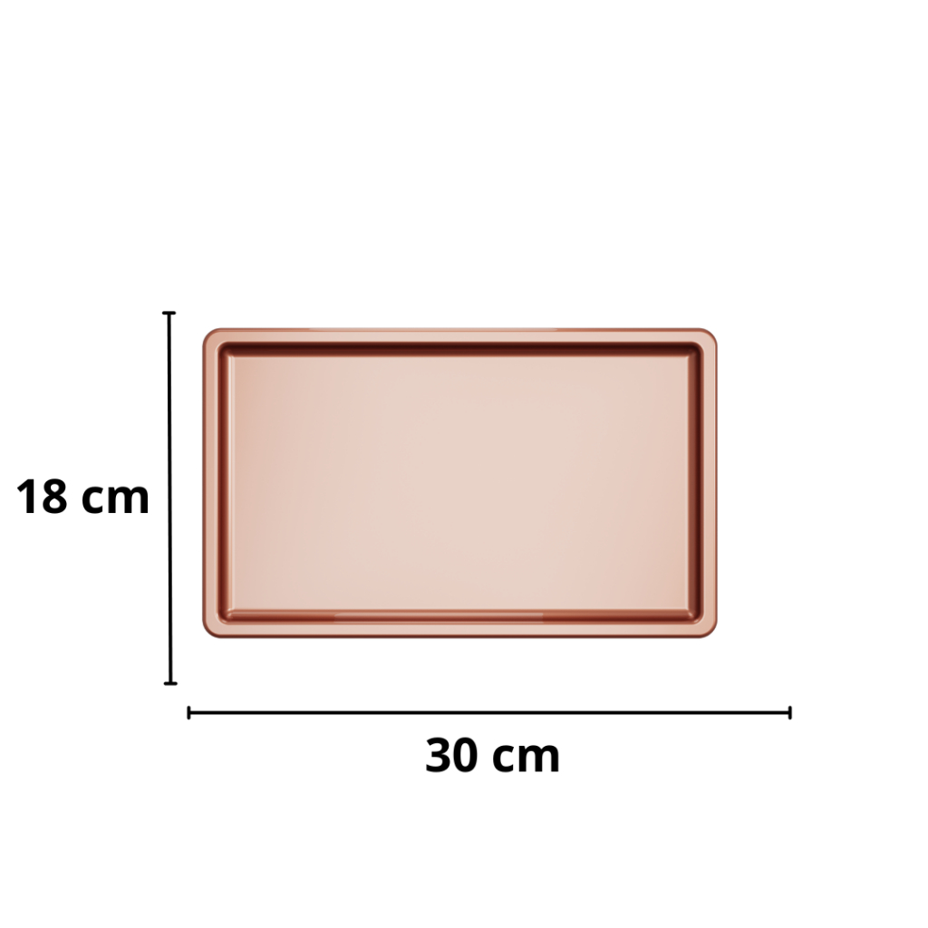 Bandeja Decorativa Retangular 30 x 18 para Festa, eventos, aniversário, Bolo e Doces - várias cores