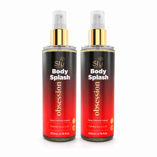02 Body Splash Colônia Fragrâncias Cosméticos Femininos Mulher Beleza Moda