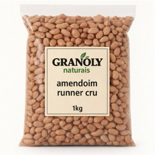 Amendoim Runner Cru Com Pele 1kg Grão Inteiro a Granel em Oferta na Shopee