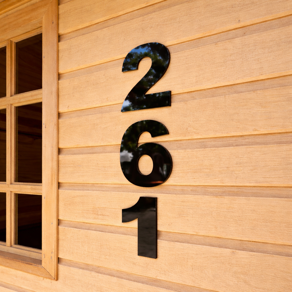 Kit Números Residenciais - ATÉ 5 DÍGITOS NÚMERO+LETRA - Casa/Ap -  De Acrílico Com Dupla Face - 12cm em Oferta na Shopee