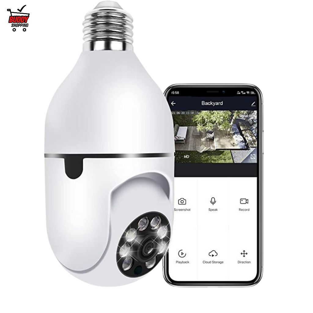 CÂMERA IP PTZ WI-FI | Lâmpada Sem Fio Infravermelho Yoosee em Oferta na Shopee