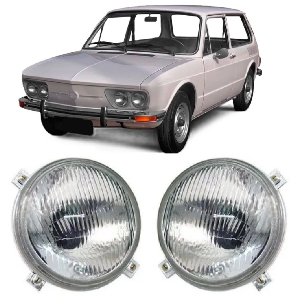 Farol Brasilia TL Variant 1973 1974 1975 1976 1977 1978 1979 1980 1981 1982 Com Vigia Vidro