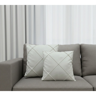 KIT 2 Capas De Almofada Drapeada Suede Aveludada 45x45 cm em Oferta na Shopee