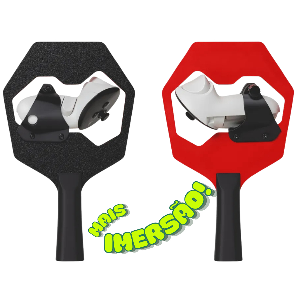 Adaptador raquete de Tênis de Mesa CYBVRSHAPE controle Meta Quest 3 e 3S simulador ping pong em Oferta na Shopee
