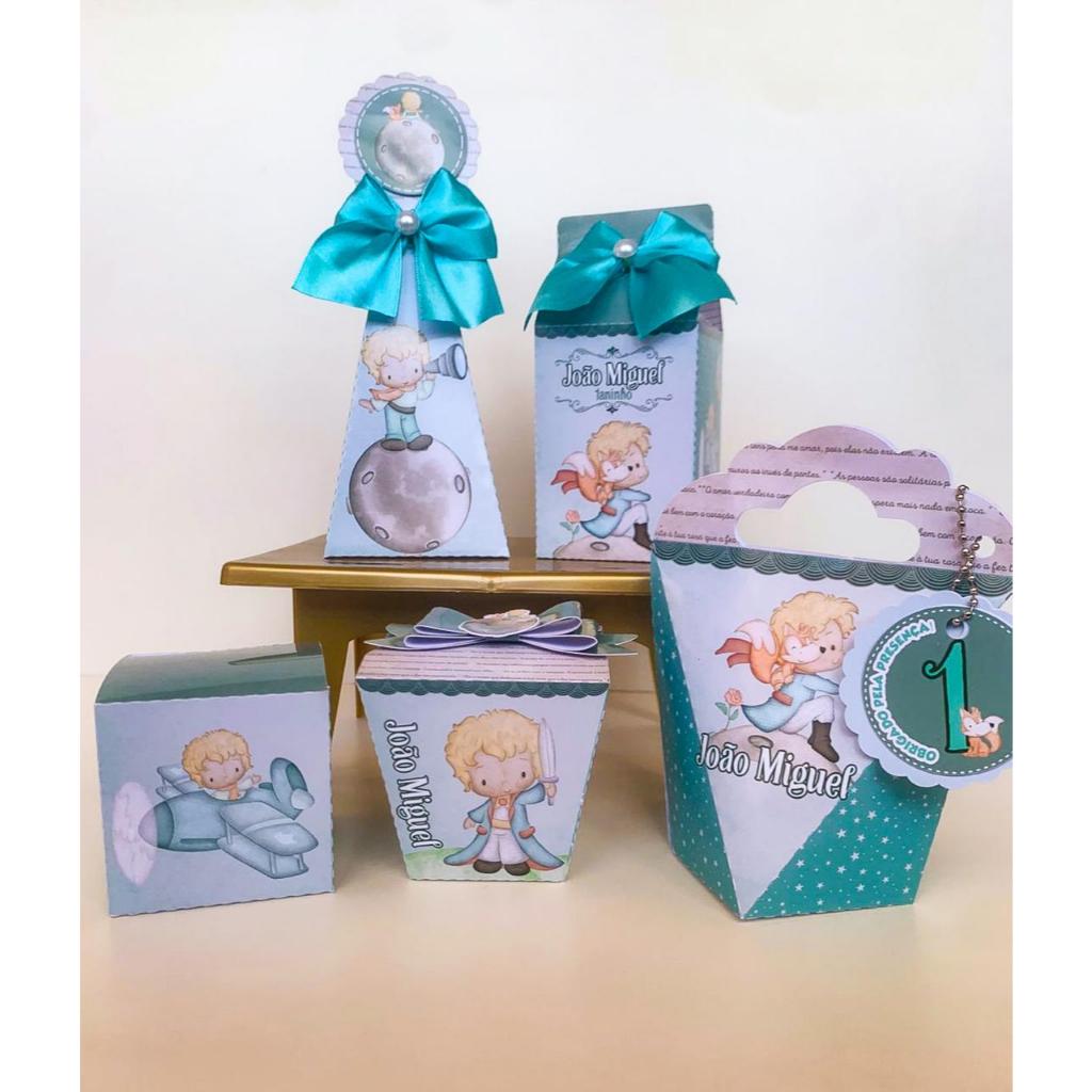 Kit Caixas Personalizadas O Pequeno Príncipe Aniversários/Festas/Mesversário/Lembrancinha de Festa