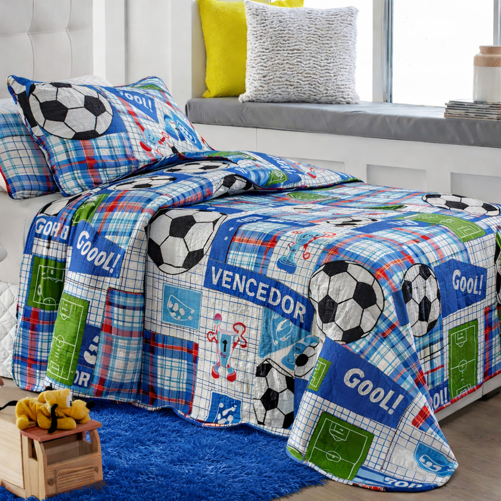 Colcha Solteiro Cobre Leito Infantil Menina Menino Teen Bebê Quarto Decoração Estampas de Personagens Kids em Oferta na Shopee