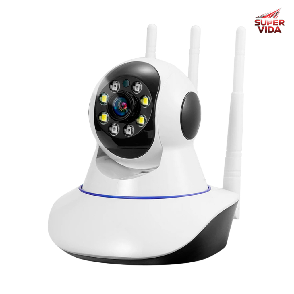 CÂMERA IP WI-FI 3 ANTENAS SIGMA-ML310 - 1MP HD, Visão Noturna Infravermelha e em Cores,App Yoosee em Oferta na Shopee