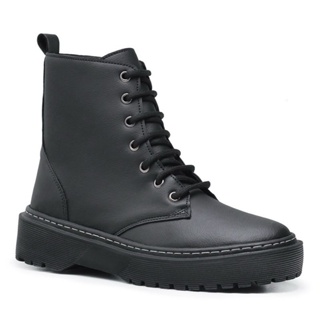 Coturno Feminino Couro Ecológico Envio Rapido em Oferta na Shopee