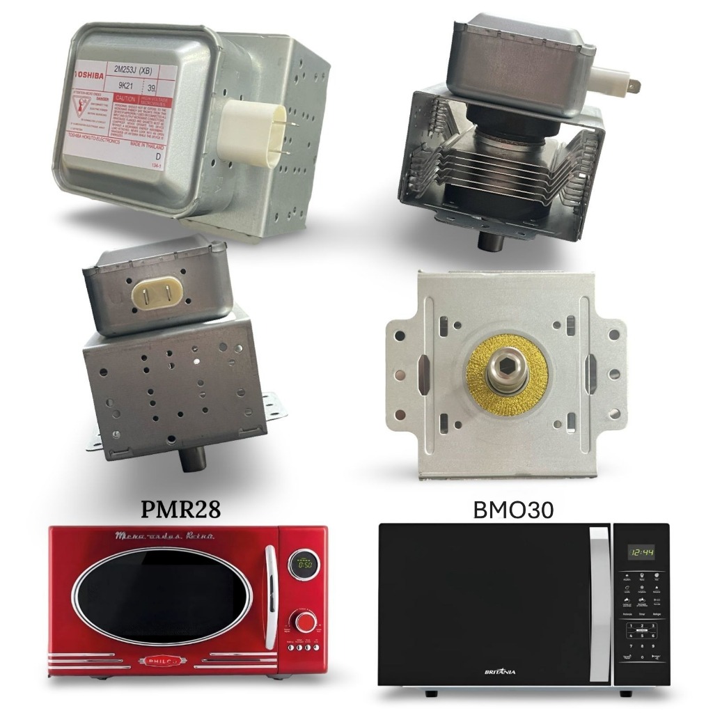 Magnetron Toshiba 2M253J 9K21 Para Microondas PMR28 / BMO30