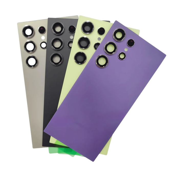 Tampa Traseira De Vidro com lente Para  S24 Ultra Sm-s928 em Oferta na Shopee