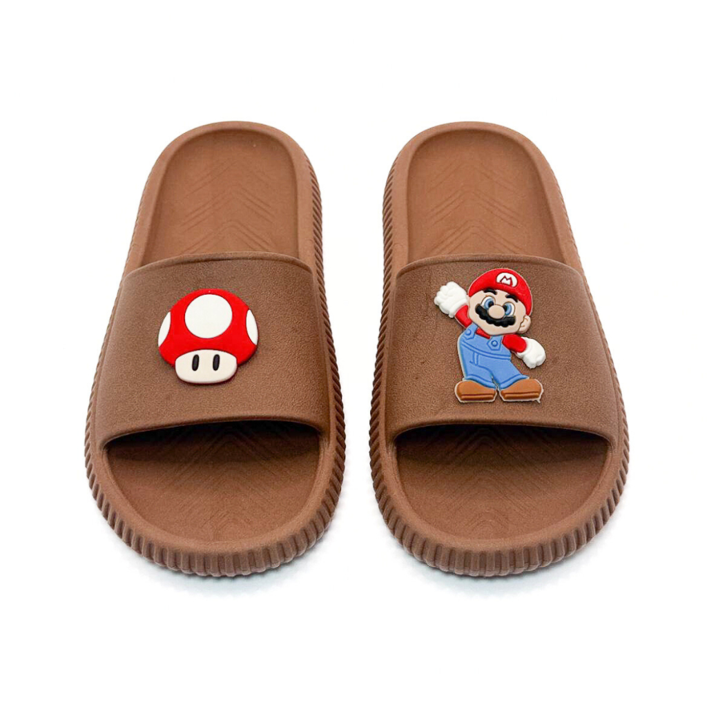 Chinelo Slide Nuvem Adulto Infantil Menino Personagem Mario Gamer Leve Barato Confortável Dia a Dia