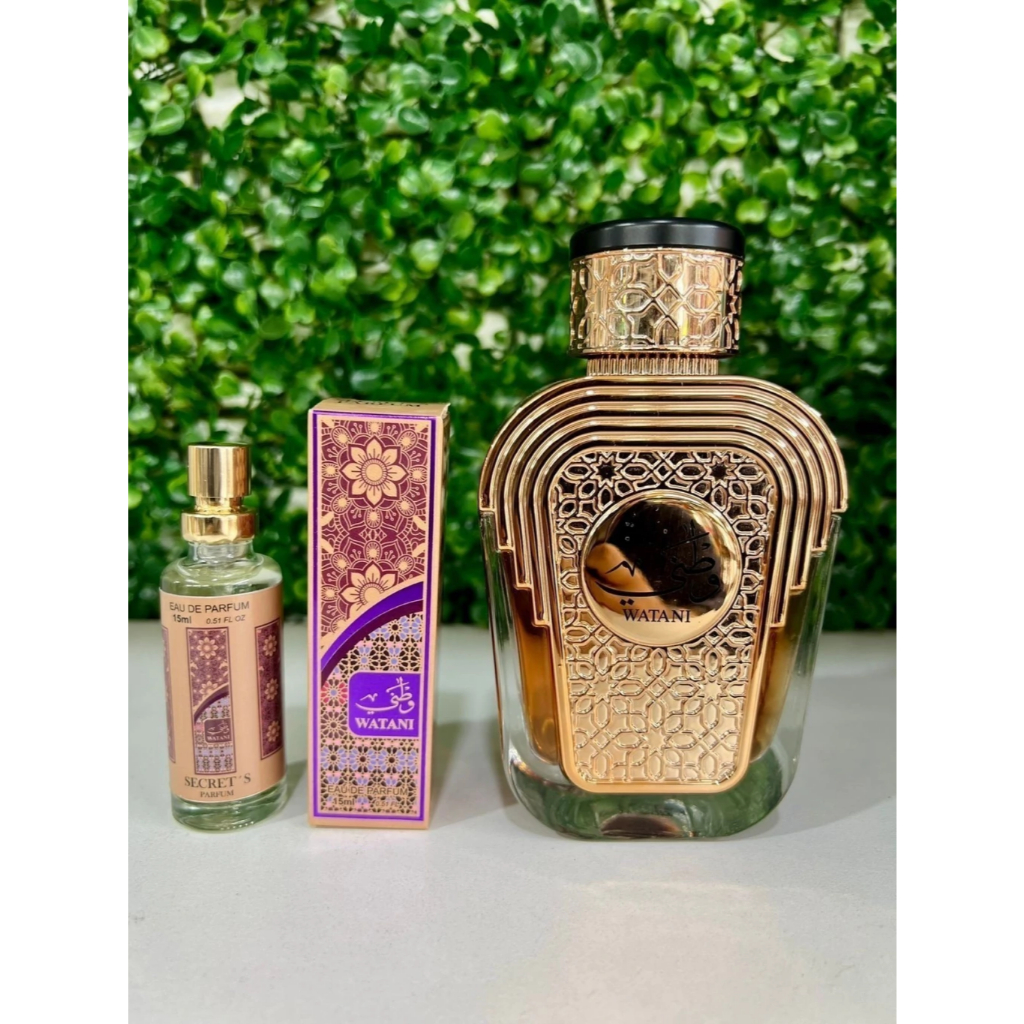 Perfume Arabe Watani 15ml EDP em Oferta na Shopee