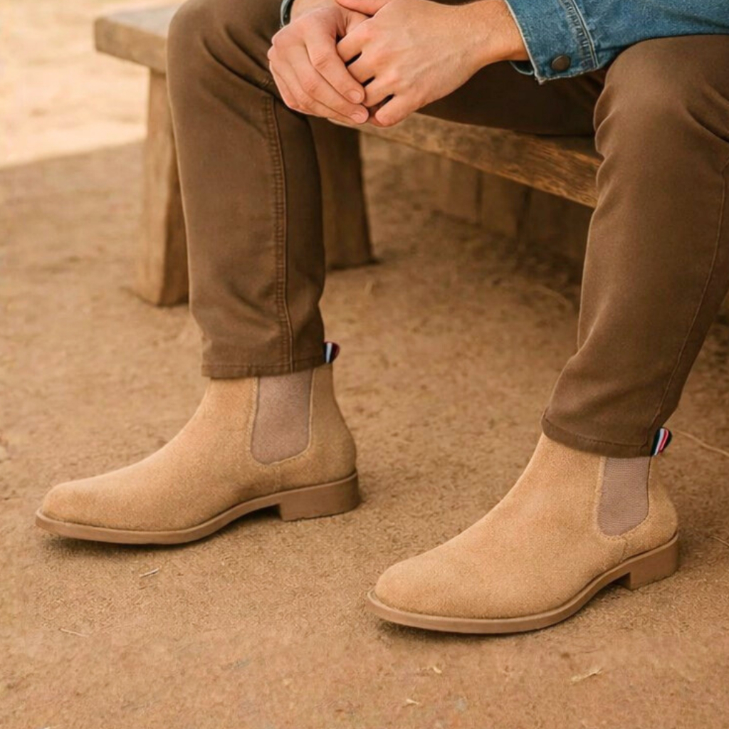 Botina Chelsea Colorado Casual Masculina Couro Legítimo Exclusivo Polo North