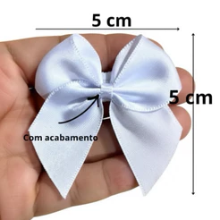Laços com 100 ,50 ou 20 unidades para caixa de presente roupa artesanato enfeites de natal Lacinhos p bola acrílica