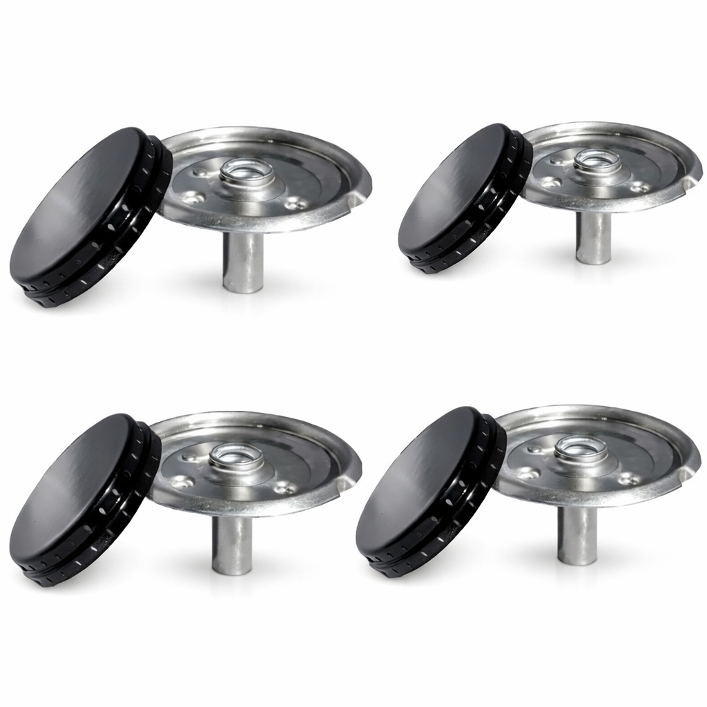 4 Espalhador Mais 4 Queimador Fogão Esmaltec Atlas Coliseum tampinhas  4 Bocas em Oferta na Shopee