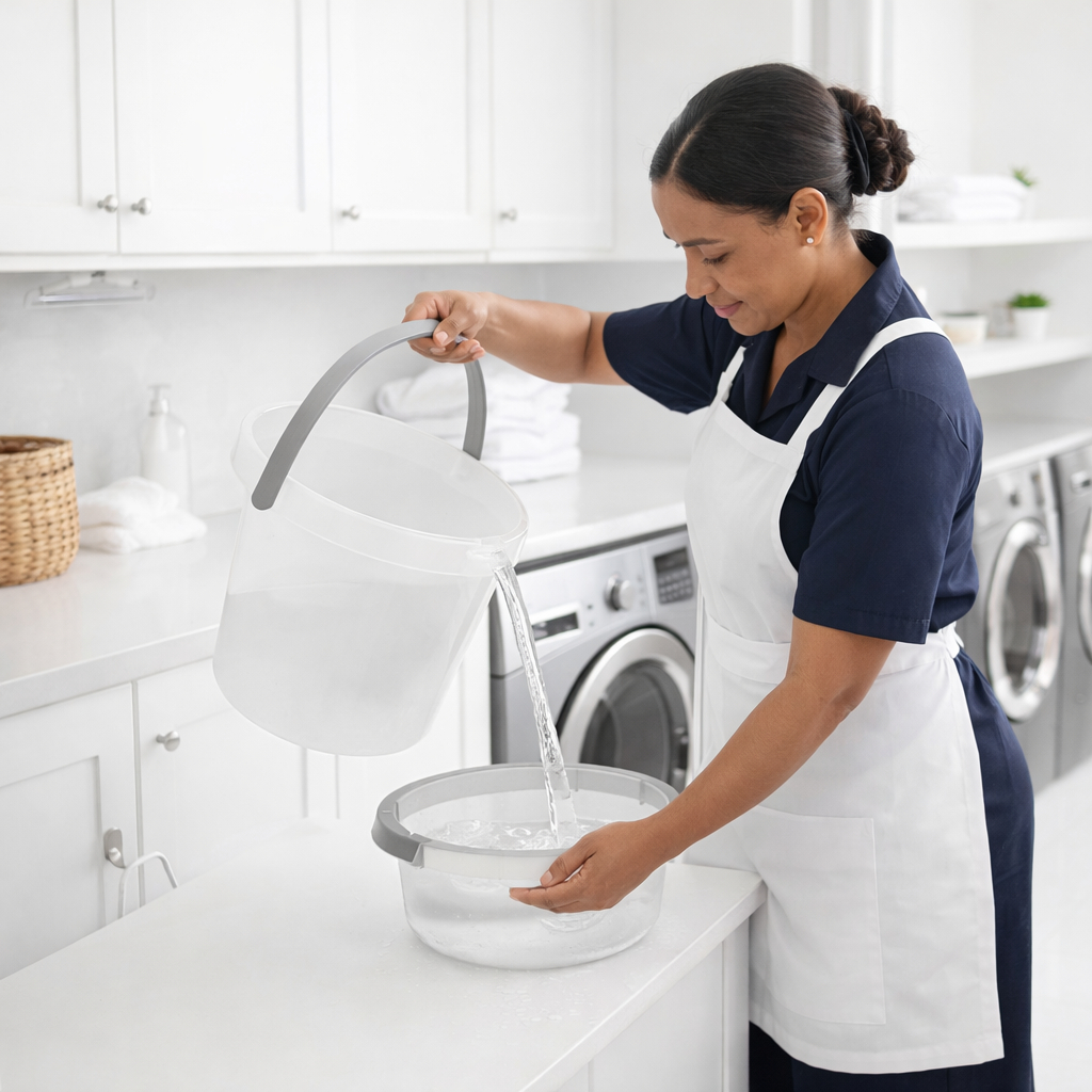 Kit Lavanderia Multiuso Balde e Bacia Flow - Para Limpeza Organizar Roupas Casa Quintal Banheiro - OU Martiplast