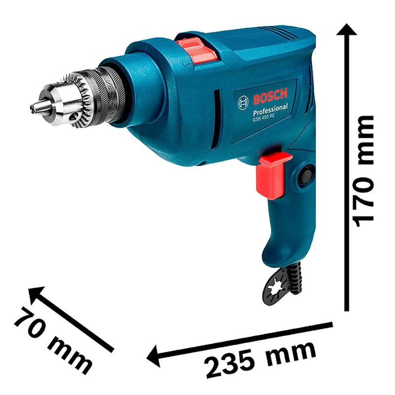Furadeira de Impacto Bosch GSB 450 RE 450W — foto 7