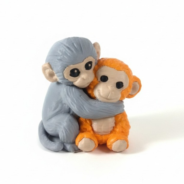 Boneco Macaco Punch com Pelúcia | 10cm | Macaquinho Viral TikTok | Colecionável Colorido