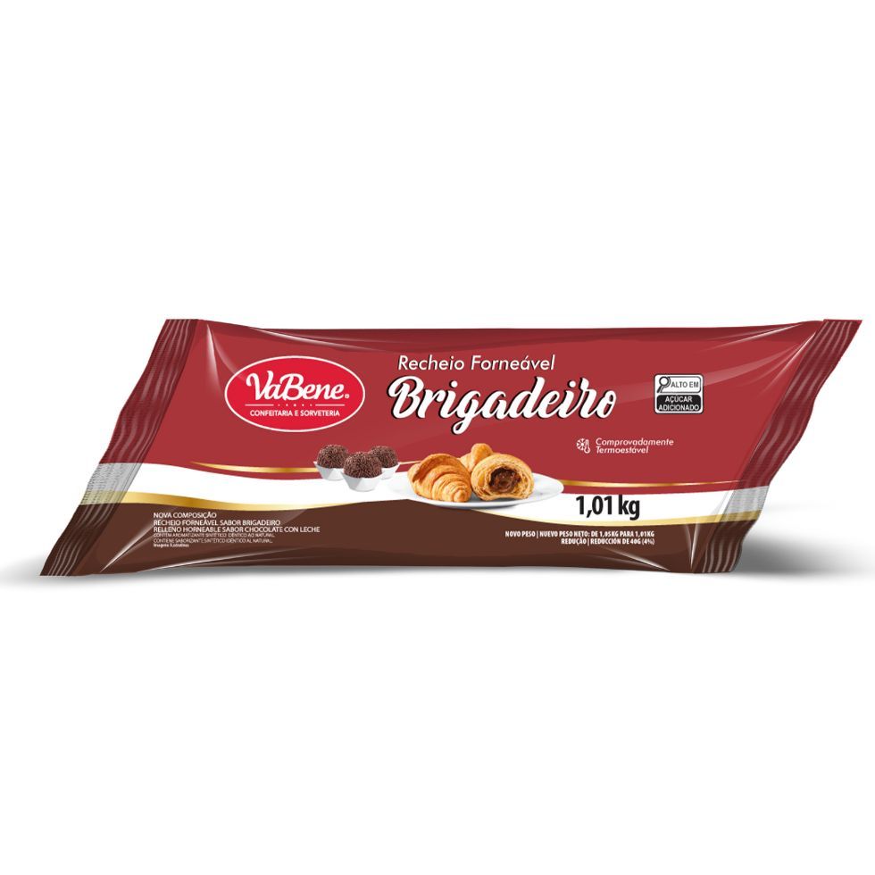 Recheio Brigadeiro Forneável 1,01kg Vabene
