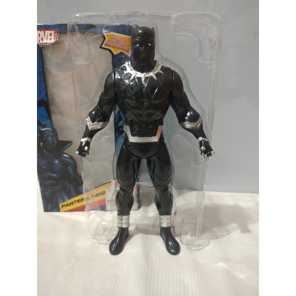 Boneco Figura de Ação Pantera Negra Marvel – 22cm