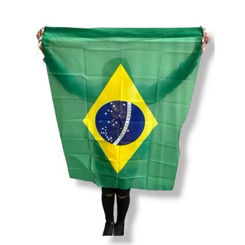 BANDEIRA DO BRASIL 90X120CM | BANDEIRAS | COPA DO MUNDO | COPA DO BRASIL | BRASILEIRO | DECORAÇÃO COPA | PORTÃO | CARRO