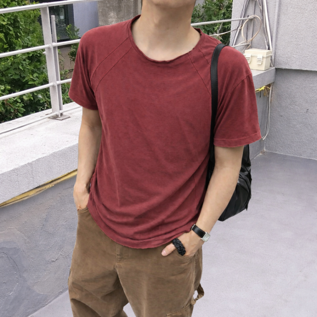 Camisa a fio -camiseta a fio-camisa para praia-camisa sem costura-camisa artistica-camisa masculina