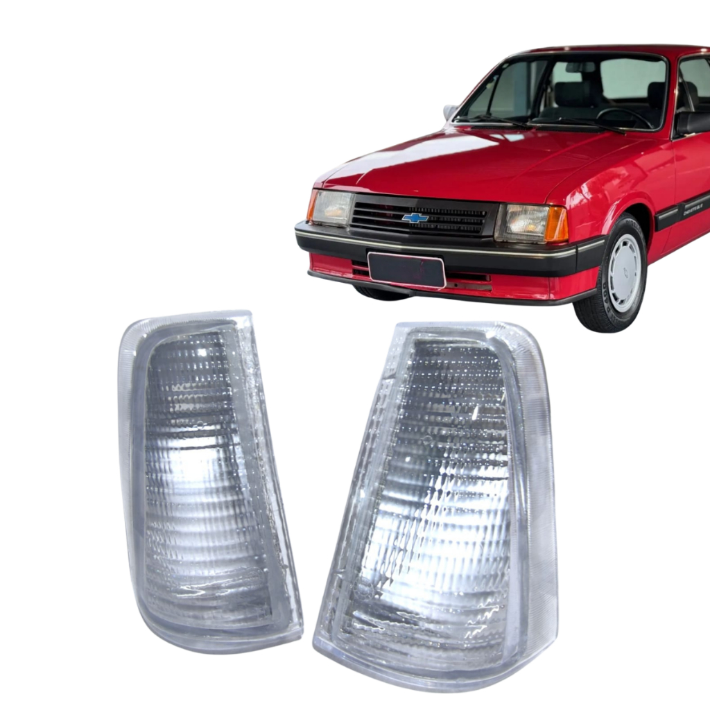 Par Lanterna dianteira Pisca Seta Chevette 83 84 85 86 87 88 89 90 91 92 93 Chev Marajo modelo Arteb em Oferta na Shopee