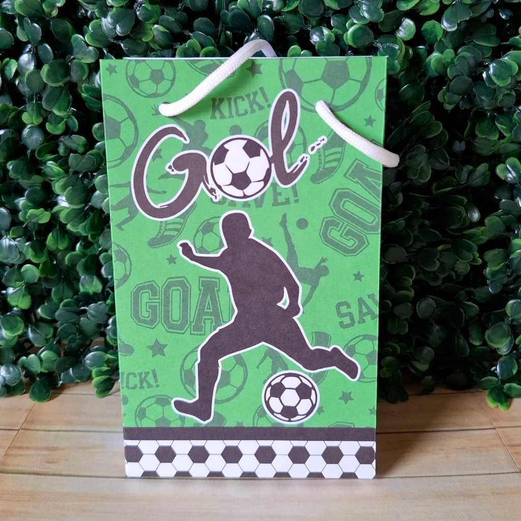 Kit Sacolinha Surpresa Personalizada Futebol - Festa Aniversário