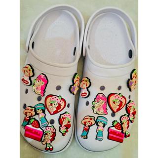 Kit 4 e 7 Pins Emborrachados para Babuche - Personagens de Desenhos Animados Menina frutinha em Oferta na Shopee