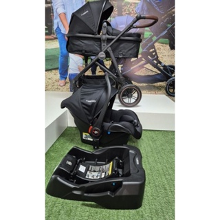 Carrinho Kiddo + Bebê conforto + Base carro + colchaozinho em Oferta na Shopee