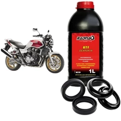 Retentor Bengala + Guarda Pó + Óleo Atf Cb1300 Super Four