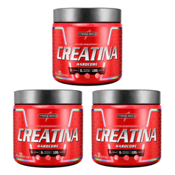 Kit 3 Creatina Hardcore 300g - IntegralMédica