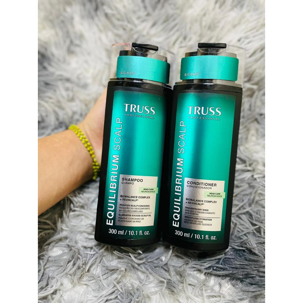 Kit Truss Equilibrium Scalp Shampoo + Condicionador 300ml Controle Oleosidade