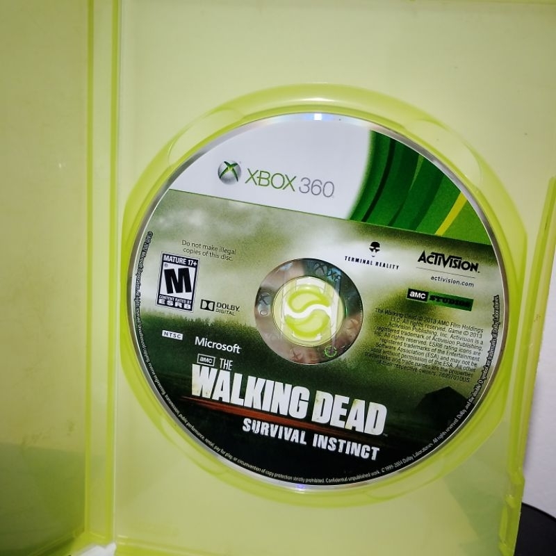 The Walking Dead Survival Instinct sem encarte - Xbox 360 Midia Fisica Original