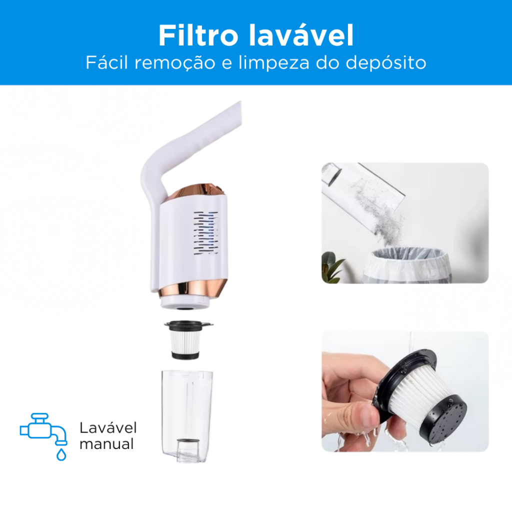 Aspirador de Pó Portátil Sem Fio AERO — foto 4