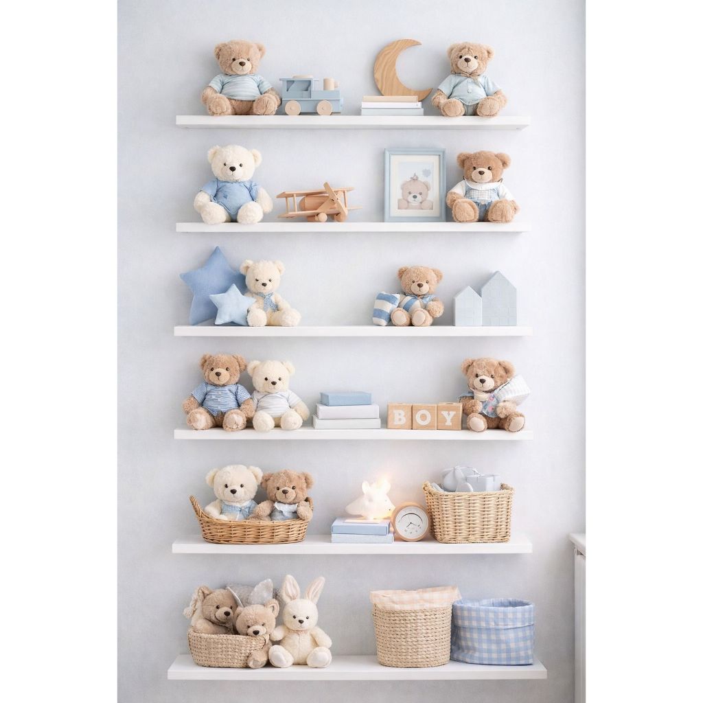 Kit Prateleiras Organização Branco Decorativa Parede Sala Quarto Escritório MDF em Oferta na Shopee